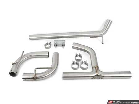 ES#4415743 - MK7STR8 - Build Your Own MK7 GTI Straight Pipe Kit - Take your stock exhaust from mild to wild! - ECS - Volkswagen