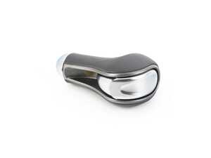 ES#1499982 - 997426069105X5 - Tiptronic Shift Knob - Stone Grey - Leather shift selector knob - Genuine Porsche - Porsche