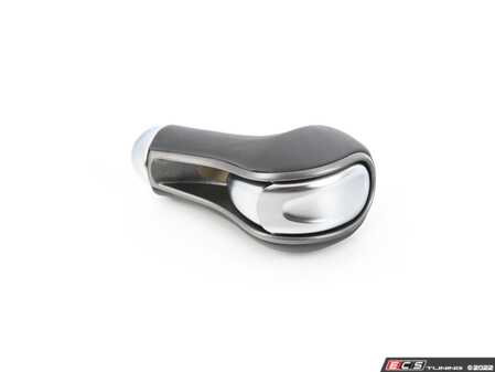 ES#1499982 - 997426069105X5 - Tiptronic Shift Knob - Stone Grey - Leather shift selector knob - Genuine Porsche - Porsche