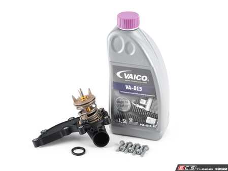 ES#2762653 - 06E121111ALKT4 - Thermostat Replacement Kit - Maintain proper operating temperature with a new thermostat, housing and hardware - Genuine Volkswagen Audi - Audi