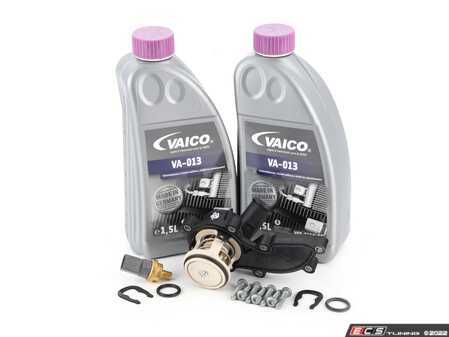 ES#2762652 - 06E121111MKT2 - Cooling System Refresh Kit  - Replace your thermostat and temp sensor with one kit! - Assembled By ECS - Audi