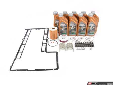 ES#3560495 - 11247838088KT8 -  Rod Bearing and oil sprayer Upgrade Kit  - Includes everything needed for a rod bearing service and upgrade the oil sprayers. - Assembled By ECS - BMW
