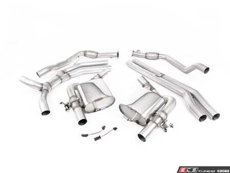 ES#4622086 - B9RS5CPDK - Non-Resonated (Loudest) Cat back System - An entire system from the cat back for a full sound overhaul! - Milltek Sport - Audi