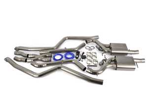ES#4622062 - 003378TMS - E90 335 Titanium Valved Exhaust - N54 N55 - (NO LONGER AVAILABLE) - Increase flow and get the full sound out of your N54 or N55 with this uber light-weight Titanium exhaust. Up to a 50% weight reduction over your stock exhaust! - Turner Motorsport - 