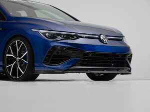 ES#4690693 - 033459la01-01KT - MK8 Golf R Carbon Fiber Front Lip Spoiler - Hand-laid carbon fiber to upgrade your exterior styling - ECS - Volkswagen