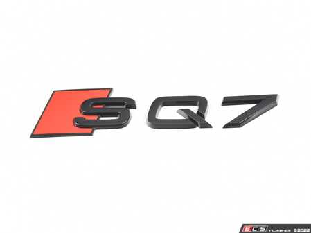 ES#4046356 - 4M0071804 - SQ7 Rear Emblem - Black - Complete the Black Optic look with Emblem for the back of your SQ7. - Genuine Volkswagen Audi - Audi