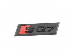 ES#4046357 - 4M0071805 - SQ7 Front Emblem - Black - Complete the Black Optic look with Emblem for the front of your SQ7. - Genuine Volkswagen Audi - Audi