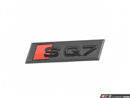 ES#4046357 - 4M0071805 - SQ7 Front Emblem - Black - Complete the Black Optic look with Emblem for the front of your SQ7. - Genuine Volkswagen Audi - Audi