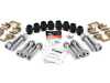 ES#4375320 - 1K0698470KT4 -  Rear Pad and Rotor installation kit - Without Guide Pins - Everything you need for a rear pad and rotor service - Assembled By ECS - Audi Volkswagen