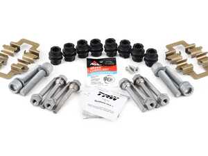 ES#4375320 - 1K0698470KT4 -  Rear Pad and Rotor installation kit - Without Guide Pins - Everything you need for a rear pad and rotor service - Assembled By ECS - Audi Volkswagen
