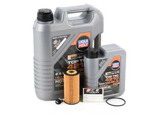 ES#4376416 - 06l115562bkt1KT2 - Oil Service Kit (0w-30) - With Magnetic Drain Plug - Includes Liqui Moly oil, Hengst filter and ECS Magnetic Drain Plug. - Assembled By ECS - Volkswagen