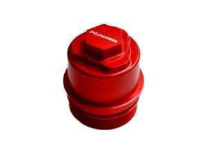 ES#4465369 - OILCAPB58Red - Magnetic Billet Oil Filter Housing Cap For B58 - Red Anodized - Paradigm Engineering's Upgraded BMW B58 magnetic aluminum oil filter Housing cap directly replaces the OEM plastic oil filter cap on your BMW - Paradigm Engineering - BMW
