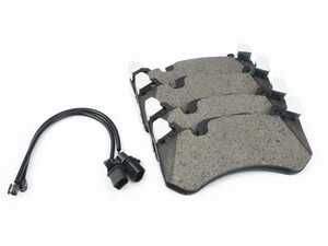 ES#4615458 - 0004206600 - Premium Low-Met OE Equivalent Front Brake Pad Set - Quality brake pads from an original equipment supplier - Brembo - Mercedes Benz