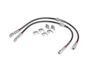 ES#4623218 - BRK00050 - APR Braided Stainless Steel Brake Lines - Front - These are the only brake lines you'll ever need! - APR - Audi Volkswagen