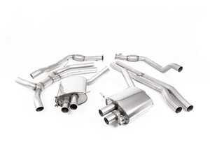 ES#4159757 - B9RS5SEMIRESONAT - Semi-Resonated (Road+) Cat-Back Exhaust System - An entire system from the cat back for a full sound overhaul! - Milltek Sport - Audi