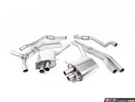 ES#4159757 - B9RS5SEMIRESONAT - Semi-Resonated (Road+) Cat-Back Exhaust System - An entire system from the cat back for a full sound overhaul! - Milltek Sport - Audi