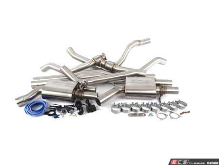 ES#4876128 - 012767LAEBKT - C7.5 A6/A7 3.0T Valved Cat-Back Exhaust System & Luft-Technik Performance Intercooler Kit - Includes valved main section, resonated midpipe, 3.5" black chrome swivel tips, billet boost tap kit, and a performance intercooler kit! - Enthusiast Bundles - Audi