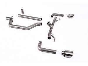 ES#4623352 - MK8GTIMSRPDK - MK8 GTI Race Catback Exhaust System (Loudest) - An entire system from the cat back for a full sound overhaul! - Milltek Sport - Volkswagen
