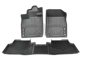 ES#4351053 - 11B061541DSP - MuddyBuddy FloorLiner Set - Black  - Features raised edges help to contain snow, slush, mud and everyday spills. - Genuine Volkswagen Audi - Volkswagen