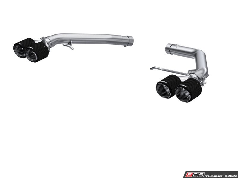 MBRP S56033CF Dual Rear Exit Axle Back Exhaust System Carbon