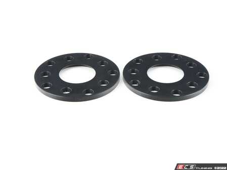 ES#2731188 - 16255571SW - DR Series Wheel Spacers - 8mm (Pair) Black - Fine tune your stance and improve handling - H&R - Audi Volkswagen