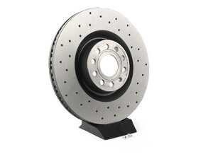 ES#4485734 - 1K0615301AB - Premium Xtra Cross Drilled UV Coated Rotor - Brembo - Volkswagen