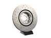 ES#4485734 - 1K0615301AB - Premium Xtra Cross Drilled UV Coated Rotor - Brembo - Volkswagen