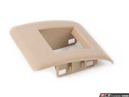 ES#148109 - 52207000326 - Rear seat belt outlet trim - priced each  - Beige - Genuine BMW - BMW