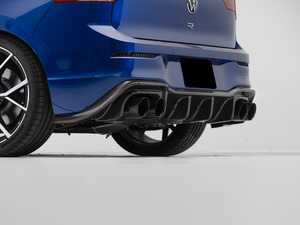 ES#4623692 - 033111LA01KT - MK8 Golf R Carbon Fiber Rear Diffuser - Add aggressive styling with our In-House Engineered Carbon Fiber Rear Diffuser! - ECS - Volkswagen