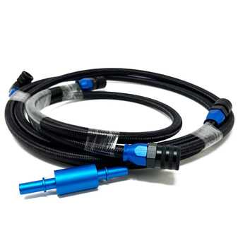 ES#4623846 - 201-0225 - AN 6 Fuel Lines With Ethanol Sensor Connections - E60 - Direct plug and play replacement for the factory line - Precision Raceworks - BMW