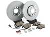 ES#1899323 - 8e0698008 - Front Brake Service Kit - Includes Zimmermann Rotors and Akebono Pads - Assembled By ECS - Volkswagen