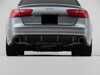 ES#4624073 - 027096LA01-01 - Audi C7 A6 S-line Rear Diffuser - Carbon Fiber - Add some aggressive styling to your pre-facelift C7 A6 S-line! - ECS - Audi