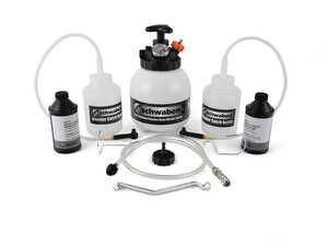 ES#4355842 - 007091ECS02KT5 - Brake Fluid Flush Kit - Level 2 - Includes a Schwaben European Pressure Bleeder & Catch Bottles, Schwaben Bleeder Wrench, and 710ml of OEM DOT4 brake fluid - Assembled By ECS - BMW MINI