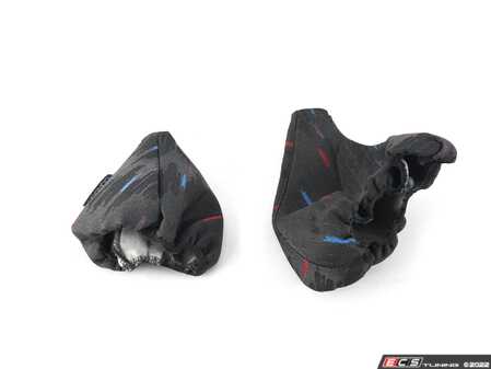 ES#3659897 - MHUR-COMBO - E30 Shift Boot & E-Brake Boot with M Hurricane Pattern - E30 - Improve the styling of your BMW's interior with this e-brake and shift boot! - Condor Speed Shop - BMW