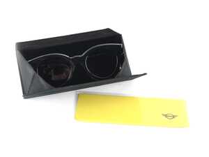 ES#4215603 - 80255A0A704 - MINI Contrast EDGE PANTO SUNGLASSES / Black / Energetic Yellow - MINI style for your face! - Genuine MINI - MINI