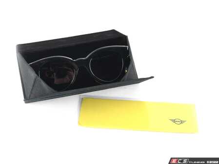 ES#4215603 - 80255A0A704 - MINI Contrast EDGE PANTO SUNGLASSES / Black / Energetic Yellow - MINI style for your face! - Genuine MINI - MINI