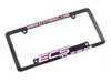 ES#2189959 - ECS-LP-FRAME-PNK - ECS Tuning License Plate Frame - Pink - (NO LONGER AVAILABLE) - Black fade resistant plastic frame with raised letters - ECS - 