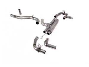 ES#4623957 - MK8RNRPDK - MK8 R Non-Resonated (Loudest) Cat Back System - An entire system from the cat back for a full sound overhaul! - Milltek Sport - Volkswagen