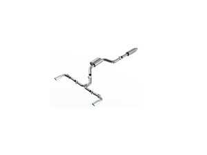 ES#4476375 - 1014052 - Borla Touring Cat-Back Exhaust System - Featuring 4" single round rolled angle-cut tips - Borla - Volkswagen