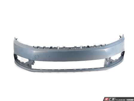 ES#2522383 - 3C8807221FGRU - Front Bumper Cover - Primed and ready for paint. - Genuine Volkswagen Audi - Volkswagen