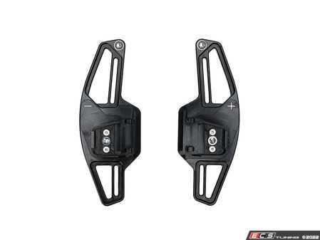 ES#4629464 - 8234-5Q-701 - BFI Complete Replacement Shift Paddles - Black Anodized - The worlds first machined aluminum complete replacement paddles for VW with illuminated shift indicators. - Black Forest Industries - Volkswagen