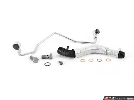 ES#4350053 - 116575344541KT - Turbo Oil Lines Kit - Simple  - Completes turbo line replacement kit - Assembled By ECS - MINI