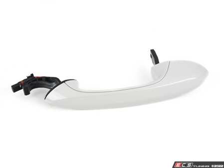ES#4191375 - 51218492029 - Exterior Door Handle - Left - Mineral White - Genuine BMW - BMW