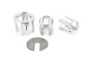 ES#4485248 - 034-505-2026 - Billet Aluminum Rear Differential Insert Kit - Provides a significant improvement in handling performance and feel by eliminating subframe bushing slop - 034Motorsport - BMW