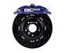 ES#4629505 - BBK019BLU-1 - Apollo Big Brake Kit 330mm Blue - Front  - Upgraded slotted and 2 piece floating front brakes with Yellow pads - EBC - MINI