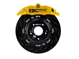 ES#4629509 - BBK019YEL-1 - Apollo Big Brake Kit 330mm Yellow - Front  - Upgraded slotted and 2 piece floating front brakes with Yellow pads - EBC - MINI
