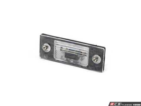 ES#4031445 - 958943021 - License Plate Light Housing - Priced Each - Black surround with clear lens - Two required - Genuine Porsche - Porsche