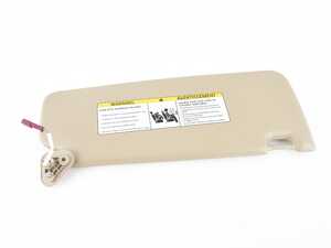 ES#2165686 - 51167252085 - Sun Visor with Mirror - Left - Cream Beige - Genuine BMW - BMW