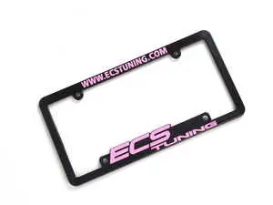 ECS Tuning License Plate Frame - Pink