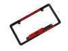 ES#5715 - ECS-LP-FRAME-RED - ECS Tuning License Plate Frame - Red - Black fade resistant plastic frame with raised letters - ECS - Audi BMW Volkswagen Mercedes Benz MINI Porsche